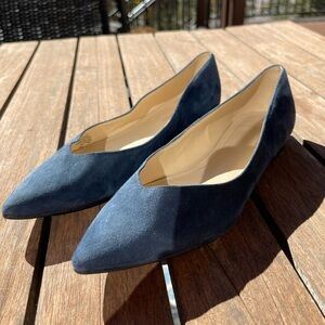 Marc Fisher Women's Suede Pointed Toe Flats